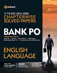 Arihant BANK PO 17 years chapterwise sol. Papers ENGLISH LANGUAGE